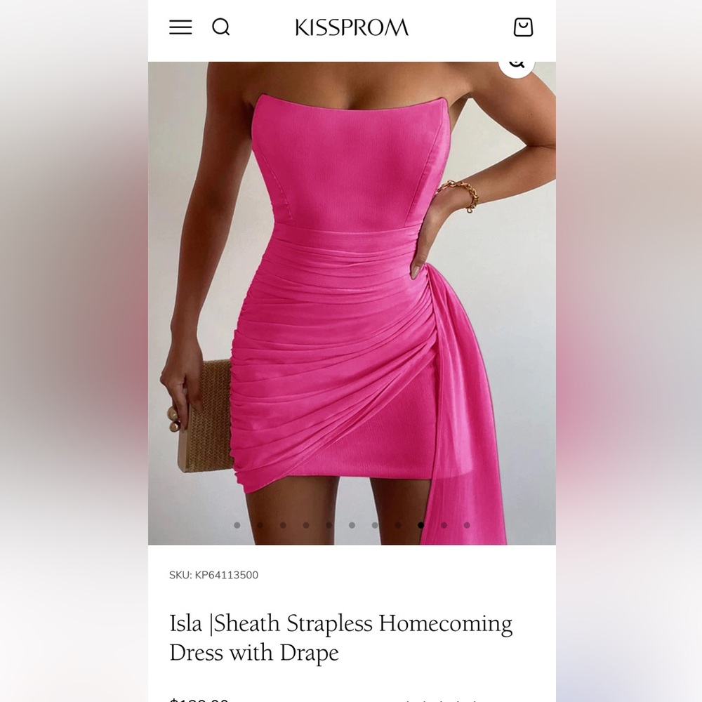 Isla Sheath Homecoming Dress